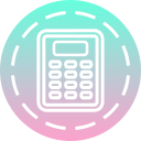 calculadora de neón icon