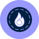 fuego de neón icon