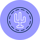 cactus neón icon