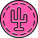 cactus neón icon