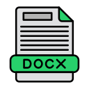 documento en formato docx icon