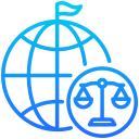 derecho internacional icon