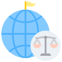 derecho internacional icon