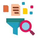 filtrado de datos icon