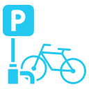 estacionamiento de bicicletas icon