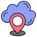 ubicación de la nube icon