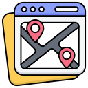 mapa web icon