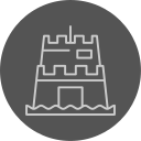 castillo de arena icon