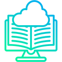 biblioteca en la nube icon