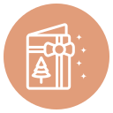 tarjeta de navidad icon