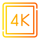 película 4k icon