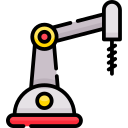 Robot industrial icon