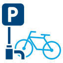 estacionamiento de bicicletas icon