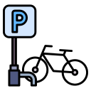 estacionamiento de bicicletas icon