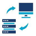 transferencia de datos icon