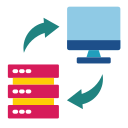 transferencia de datos icon