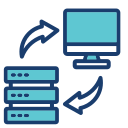 transferencia de datos icon