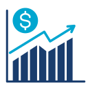 gráfica de crecimiento icon