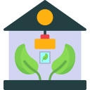 casa solar icon