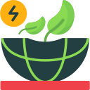 energía sostenible icon