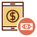 dinero móvil icon