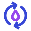 agua renovable icon