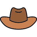 sombrero de vaquero icon