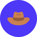 sombrero de vaquero icon