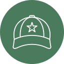 gorra de béisbol icon