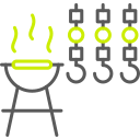 parrilla de barbacoa icon