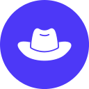 sombrero de vaquero icon