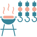 parrilla de barbacoa icon