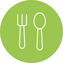 cuchara y tenedor icon