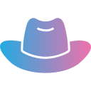 sombrero de vaquero icon