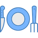 tenedor y cuchillo icon