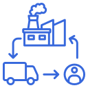 cadena de suministro icon