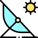 Cama solar icon