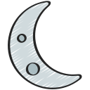 luna creciente icon