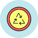 símbolo de reciclaje icon