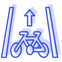 carril de bicicletas icon