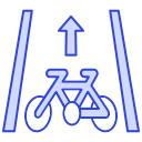 carril de bicicletas icon