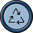 símbolo de reciclaje icon