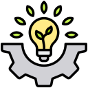 innovación verde icon