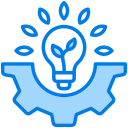 innovación verde icon