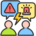 comunicación de crisis icon