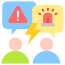 comunicación de crisis icon