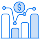 gráfico de acciones icon