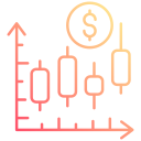gráfico de velas icon