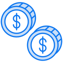 signo de dólar icon