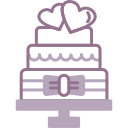 pastel de bodas icon